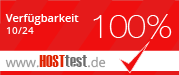 Hosttest Uptime Auszeichnung