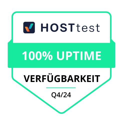 Hosttest Uptime Auszeichnung